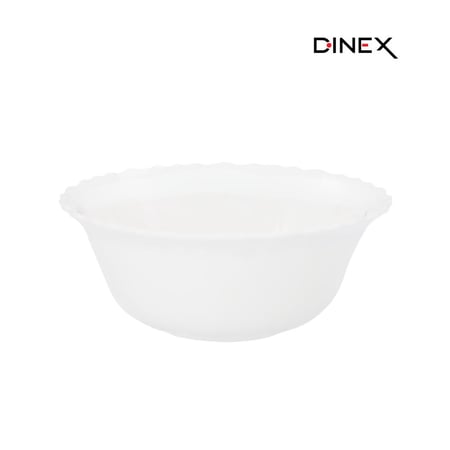 وعاء حساء أوبال وير من دينيكس، مقاس 6 بوصات، أبيض | آمن للاستخدام في الميكروويف، وآمن للاستخدام في غسالة الأطباق، وآمن للاستخدام في الفريزر