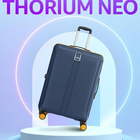 Safari Hard Luggage Thorium Neo Set Of 3Pcs Small 55Cm + Medium 66Cm + Large 77 Cm , 8 Wheel - Made in India 3 Year Warranty