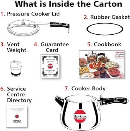 قدر ضغط هوكينز كونتورا - ألومنيوم - سعة 4 لترات