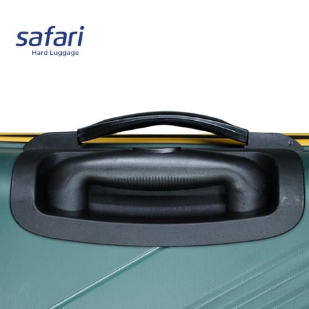 Safari Hard Luggage Carter Check-in size - 66 Cm - Medium, 8 wheel With TSA Lock - Made in India 3 Year Warranty - Dusk Green