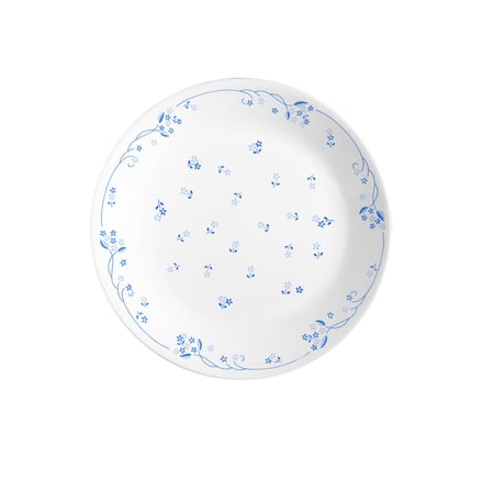 كورللي طبق غداء مقاس 8-1/2 بوصة مصنوع من أفضل مادة زجاجية ثلاثية الطبقات في العالم (زجاج فيتريل) - أزرق إقليمي | صنع في الولايات المتحدة الأمريكية