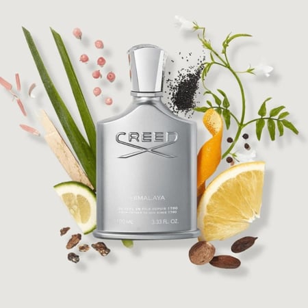 عطر كريد هيمالايا الرجالي مع المكونات العطرية المنعشة مثل الحمضيات