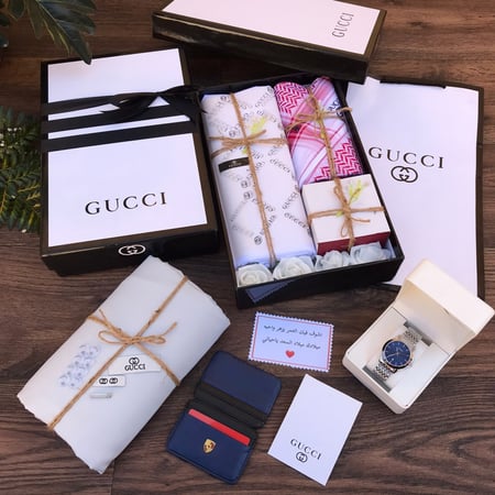 بوكس هدايا رجالي ماركه قوتشي هدايا للعيد