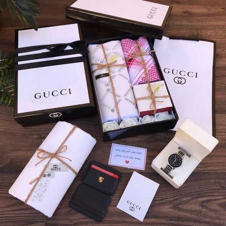 بوكس هدايا رجالي ماركه قوتشي هدايا للعيد