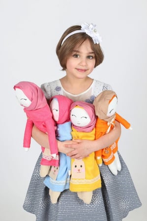 دمية تسنيم عروسة ممتعة للبنات اطفال طفله