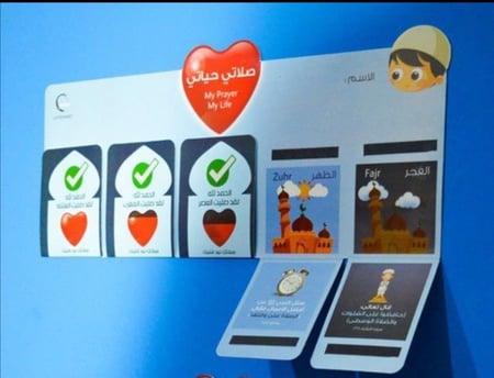 لوحة صلاتي حياتي للأولاد