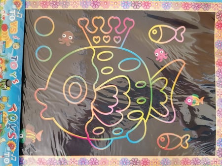 ورق للتلوين بالحك