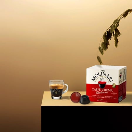قهوة موليناري روزو كبسولات دولتشي