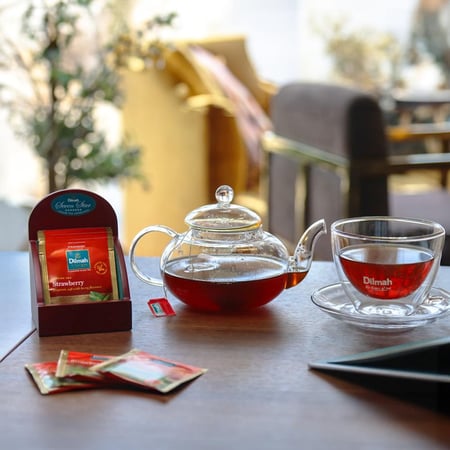 شاي  فراولة من ديلما