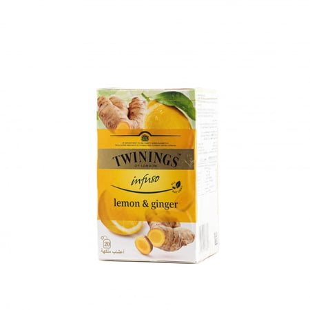 تويننجز شاي أعشاب الليمون و زنجبيل - 25 كيس