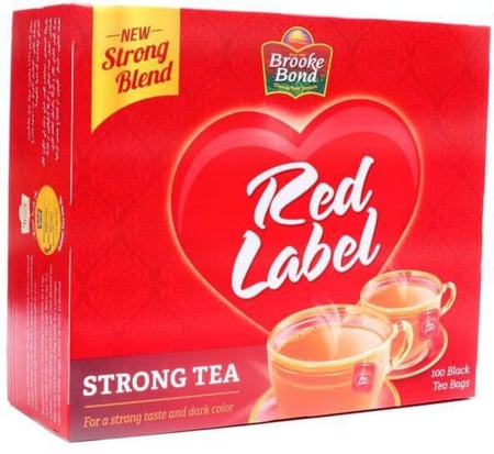 شاي ريد ليبل اسود 100 كيس