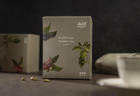 قهوة السيف قهوه تركية بالهيل غامق