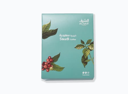 قهوة سعودية مطحونة 200 جرام فاتح