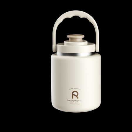 كوب حراري 1.3 لتر أبيض