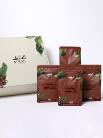 بوكس لقمتي ٢ - قهوة سعودية - غامق