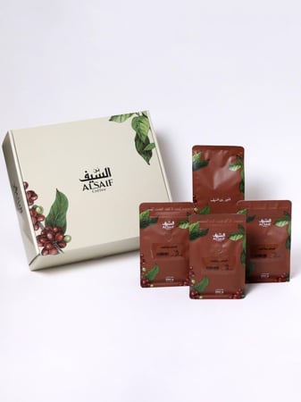 بوكس لقمتي ٢ - قهوة سعودية - فاتح