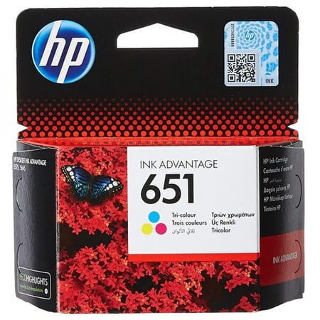 اتش بي حبر سائل 651 ملون