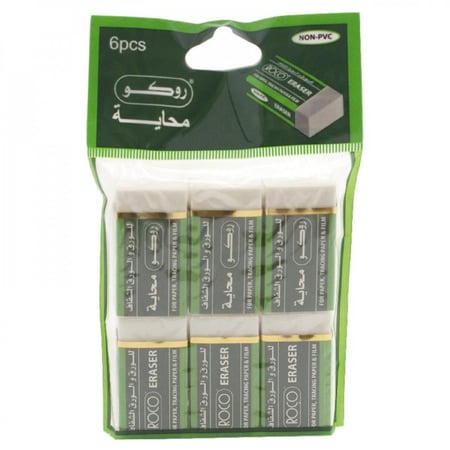 روكو محاية بلاستيكية وسط كيس 6 قطع