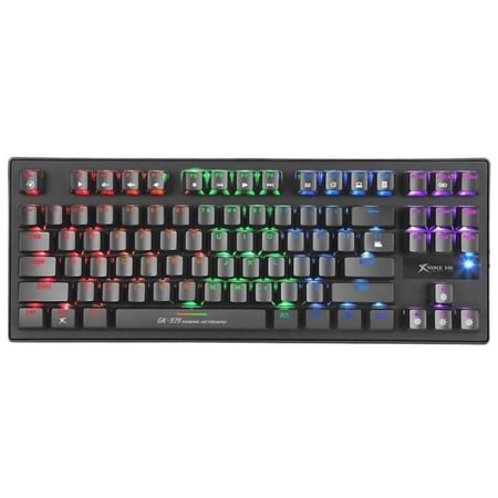 اكسترايك مي لوحة مفاتيح العاب بسلك مضادة للانسكاب مع اضاءة خلفية