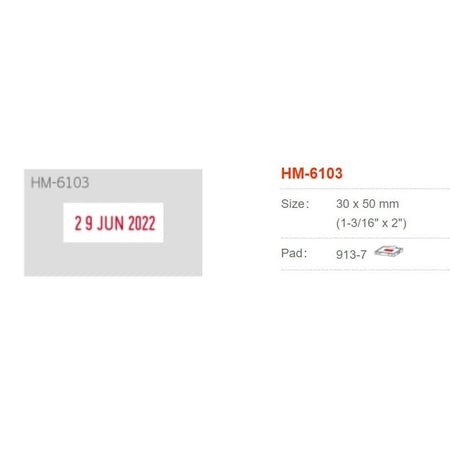 شيني ختم معدني شديد التحمل 50X30 مم بتاريخ مع الطباعة