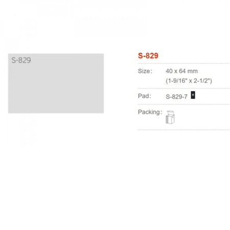 شيني ختم ذاتي التحبير 64X40 مم مع الطباعة