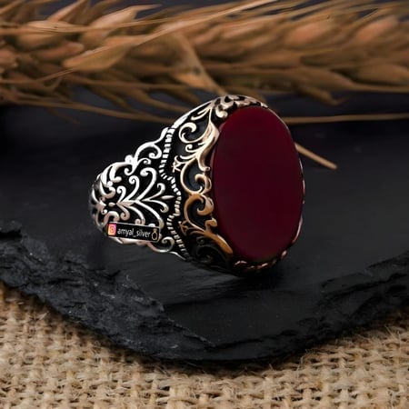 خاتم رجالي رسمي فخم بصياغه مميزه