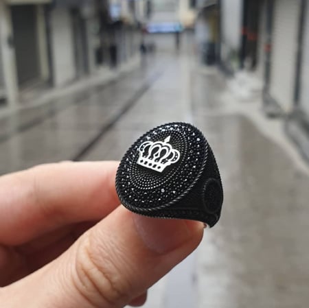 خاتم راقي من الفضة الخالصة عيار 925