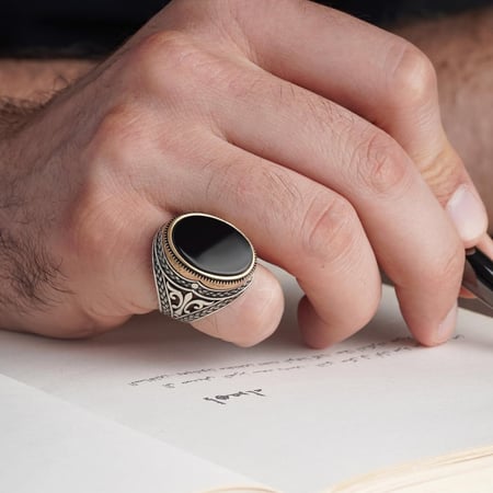 خاتم رجالي أنيق