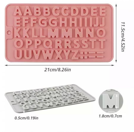 قالب حروف E صغيره