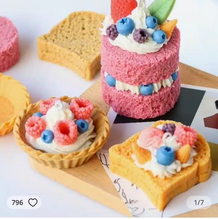 قالب الكيك الاسفنجيه