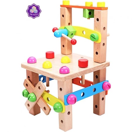 لعبة كرسي النجار الخشبية