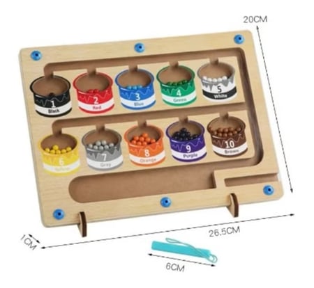 لعبة تعليم الالوان المغناطيسية زيادة التركيز والانتباة