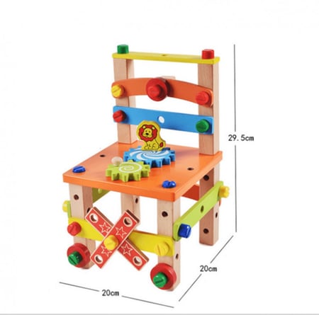 لعبة كرسي النجار الخشبية
