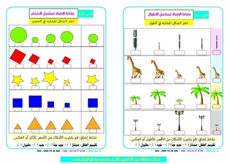 برنامج مهارات الذكرة البصرية المستوي الاول