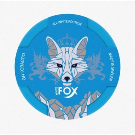 اظرف نيكوتين وايت فوكس ازرق نعناع مثلج 16 نيكوتينWhite Fox Blue Mint I
