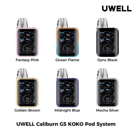 كاليبرن جي 5 كوكو من يو ويل Uwell Caliburn G5 Koko