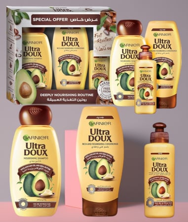 مجموعة شامبو + بلسم + معالج للشعر