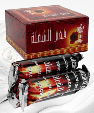 فحم الشعلة الاصلي الاقراص حجم كبيرر
