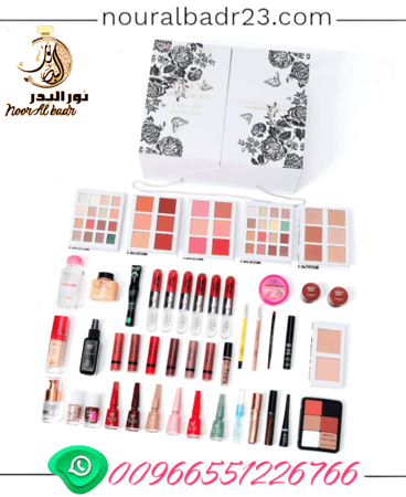 بوكس طقم شنطة مكياج  متكامل -نورالبدر-0012