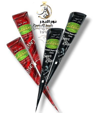 حناء معجون للنقش اليدوالقدمين -مكون من 4قطعه-متجر نور البدر