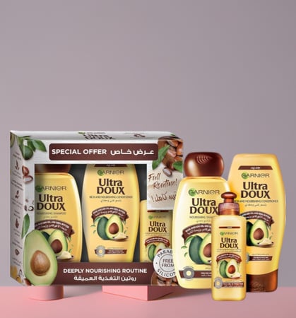 مجموعة شامبو + بلسم + معالج للشعر