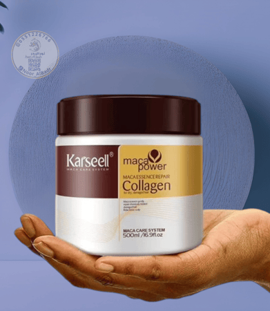 معالج الشعر البارد بالكولاجين والكرياتين يقوم بتغذية للشعر