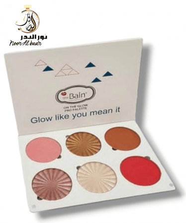 مكياج أحمر خدود مع اضائه 6لون في واحد 1