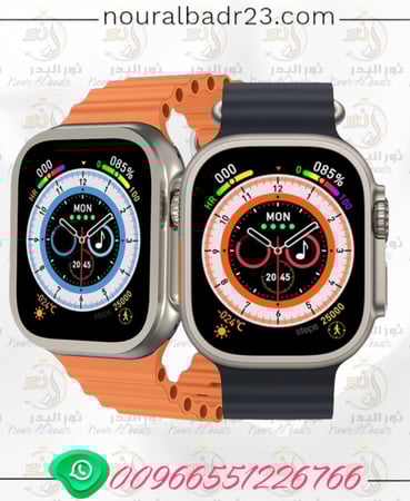 ساعة اكتروني ذكية تدعم المكالمات بلوتوث بالألوان مختلفة