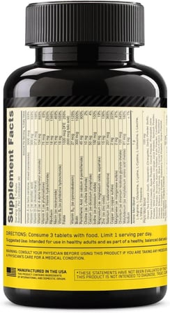 اوبتى مالتى فيتامين للرجال, 90 حبة  - Optimum Nutrition Opti-Men Multivitamin