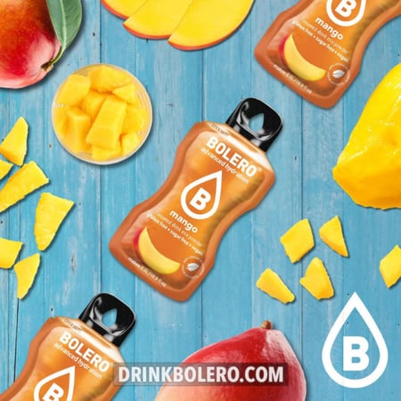 بوليرو منكهات ترطيب وتحلية المياه نكهة المانجو (12 حبة) -  Bolero Advanced Hydration Drink Mango (12 Stick)