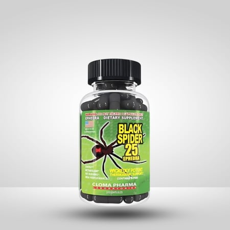 كلوما فارما بلاك سبايدر حارق دهون ١٠٠ حبة - Cloma Pharma Black Spider Fat Burner 100 Capsules