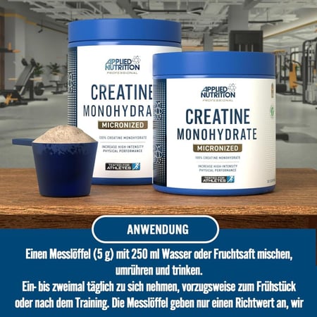 ابلايد كرياتين مونوهيدرات نقي ٢٥٠ جم بدون نكهة - Applied Creatine Monohydrate Micronized Unflavored 250G