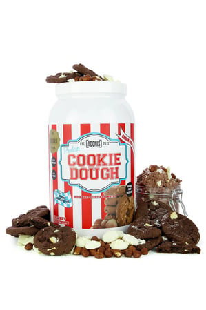 ادونيس - بروتين كوكي دو شوكولاته بالبندق (1 كجم) - Adonis Protein Cookie Dough Double Choc Hazelnut