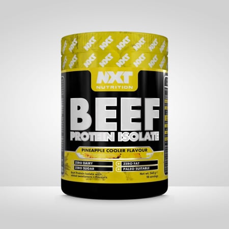 بيف بروتين ايزوليت من نكست نكهة اناناس 540جم - NXT Nutrition Beef Protein